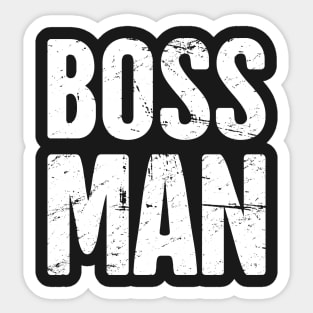 Boss Man Sticker